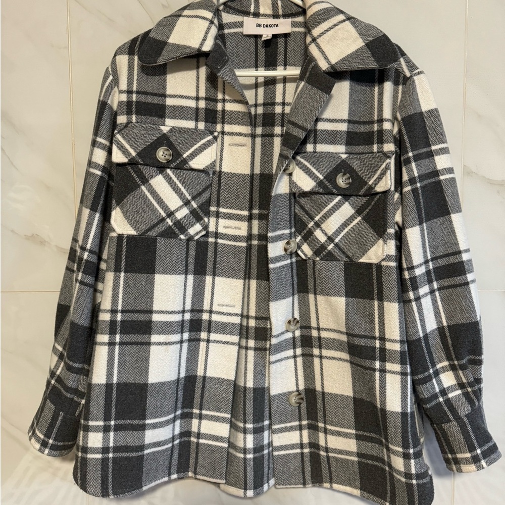 Plaid shacket